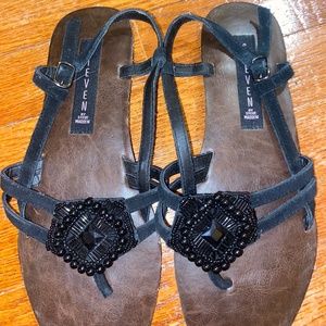 Steve Madden black sandals